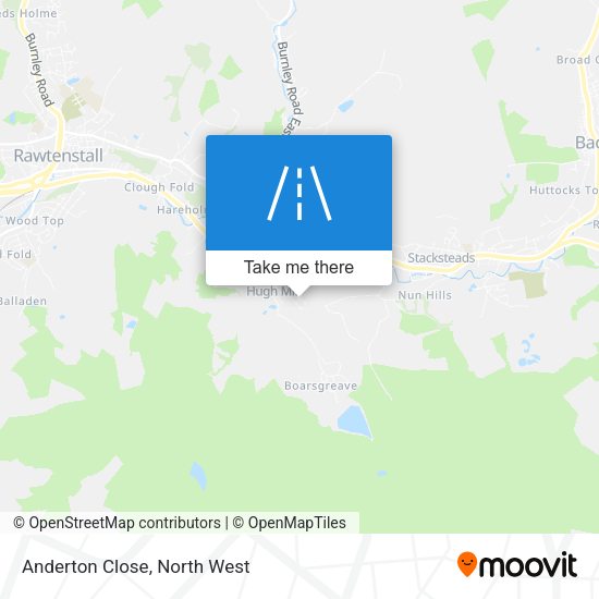 Anderton Close map