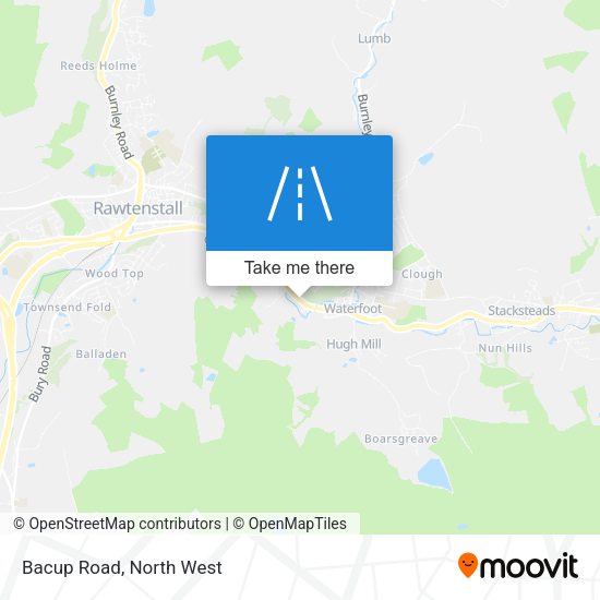Bacup Road map