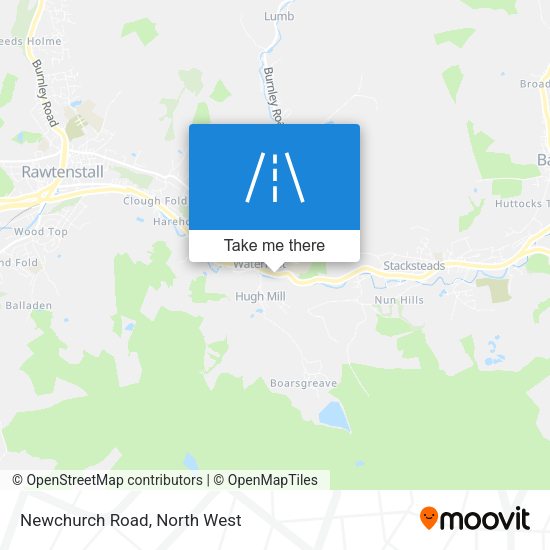 Newchurch Road map