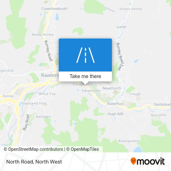 North Road map