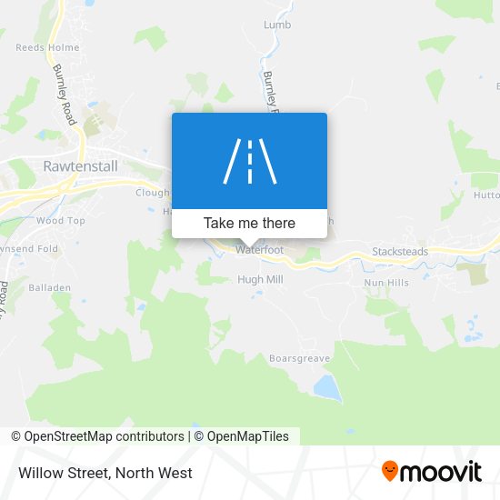 Willow Street map