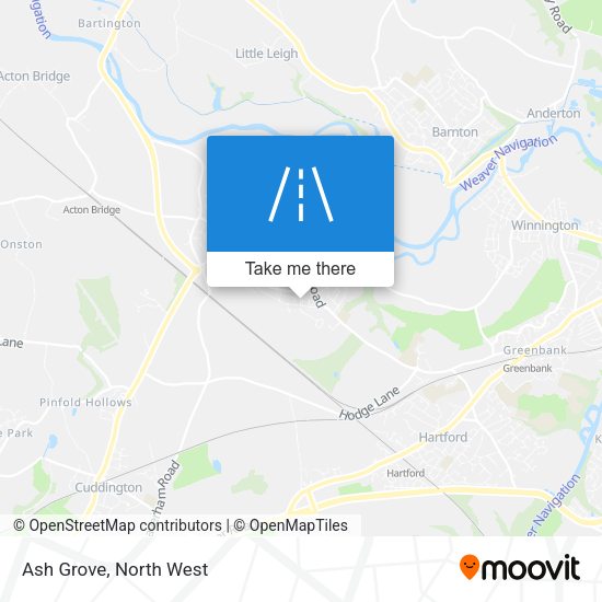 Ash Grove map