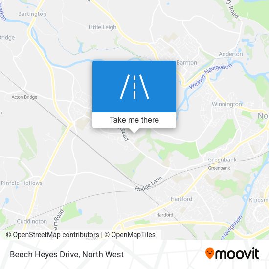 Beech Heyes Drive map