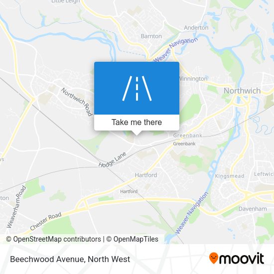 Beechwood Avenue map