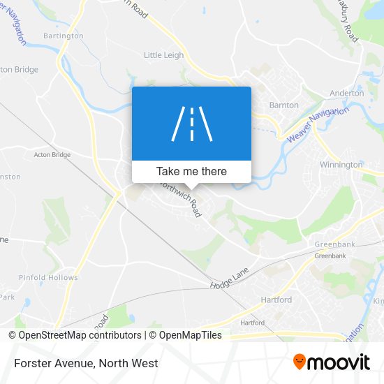 Forster Avenue map