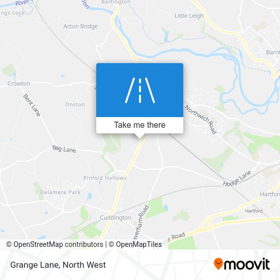Grange Lane map