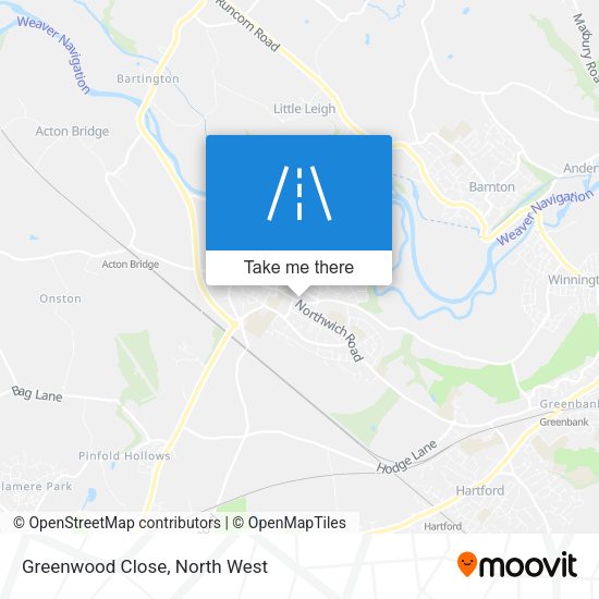 Greenwood Close map