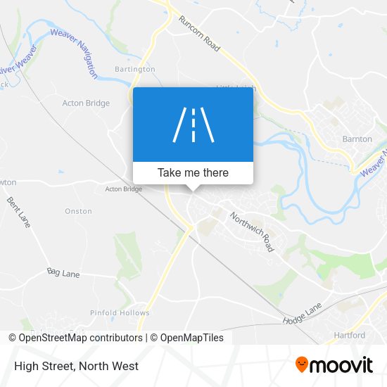 High Street map