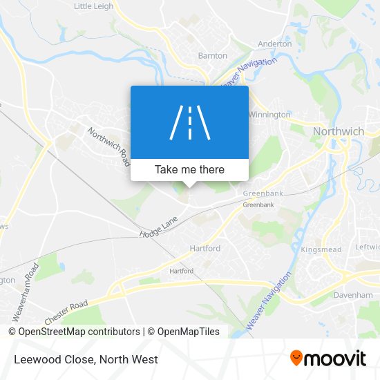 Leewood Close map