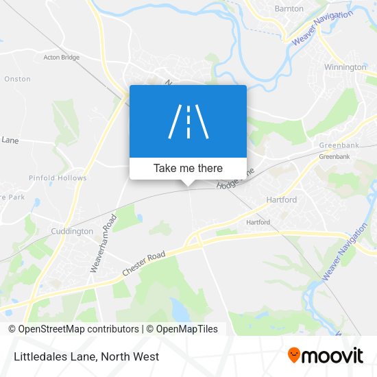 Littledales Lane map
