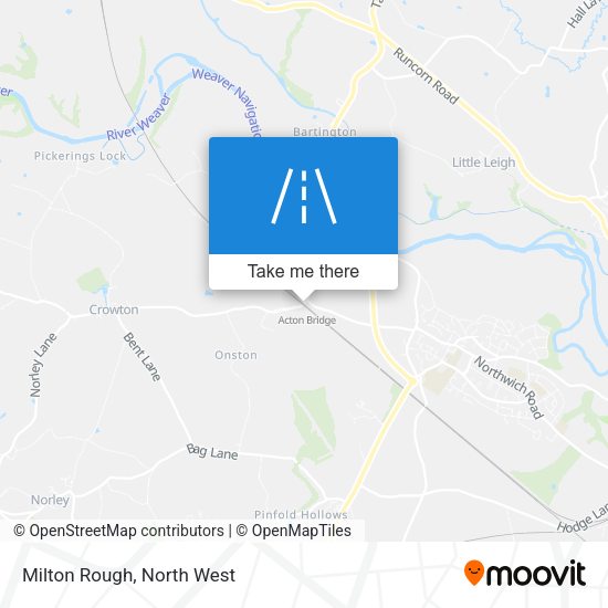 Milton Rough map