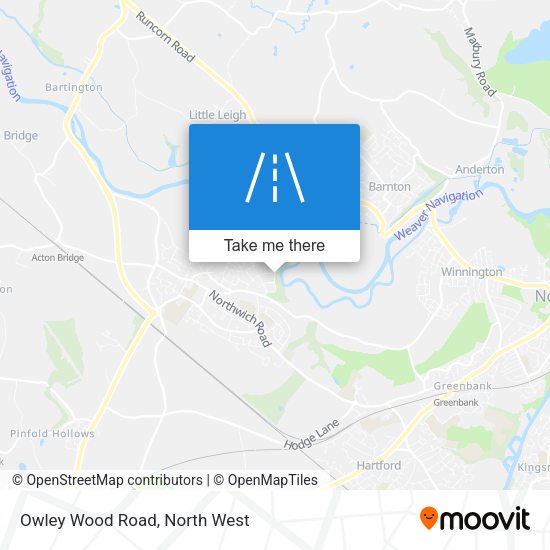 Owley Wood Road map