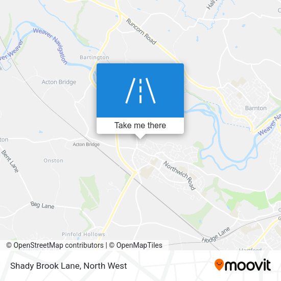 Shady Brook Lane map