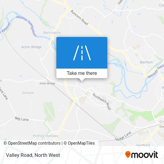 Valley Road map
