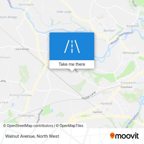 Walnut Avenue map