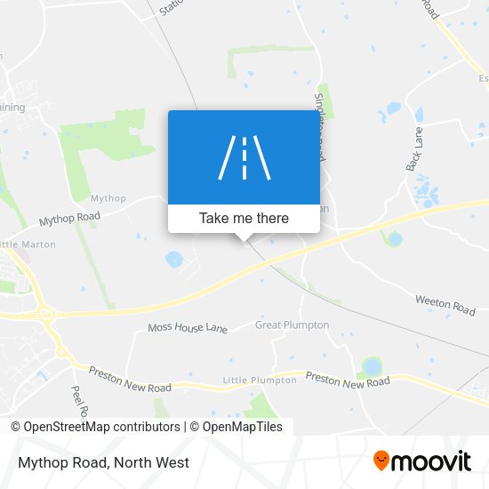 Mythop Road map