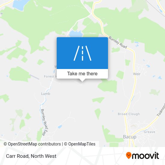 Carr Road map