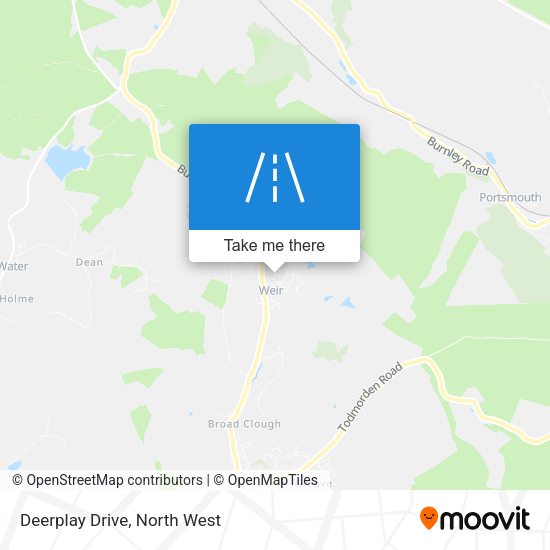 Deerplay Drive map