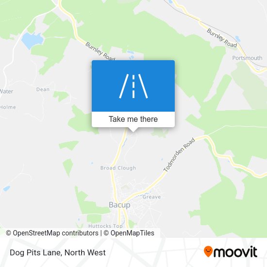 Dog Pits Lane map