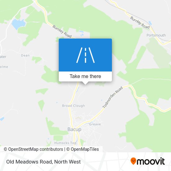 Old Meadows Road map