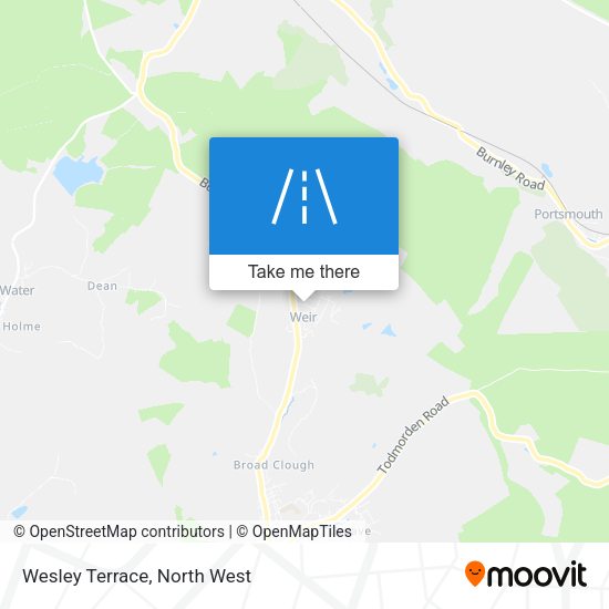 Wesley Terrace map