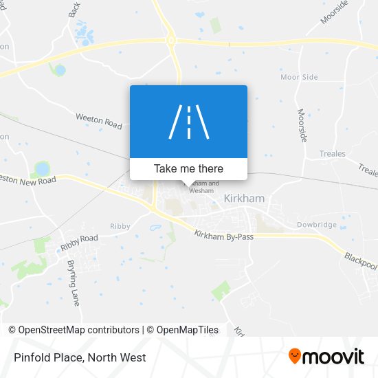 Pinfold Place map
