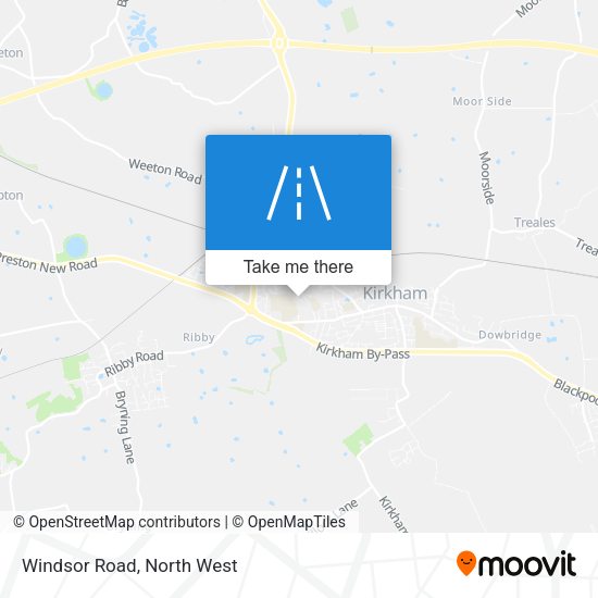 Windsor Road map