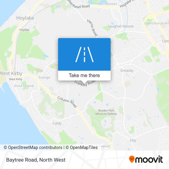 Baytree Road map