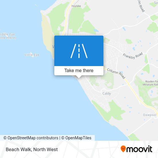 Beach Walk map