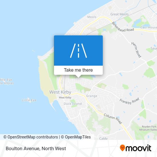 Boulton Avenue map