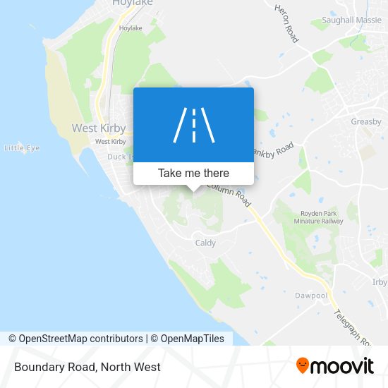 Boundary Road map