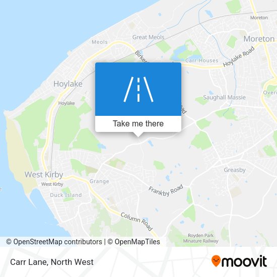 Carr Lane map