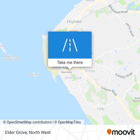 Elder Grove map