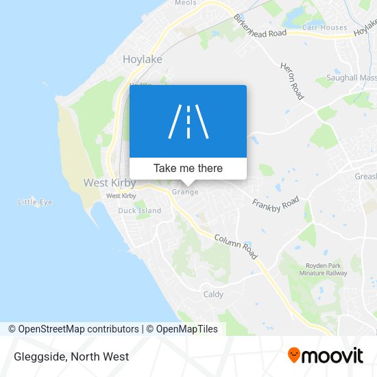 Gleggside map