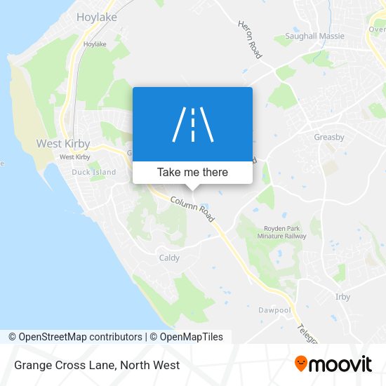 Grange Cross Lane map