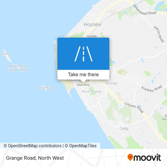 Grange Road map