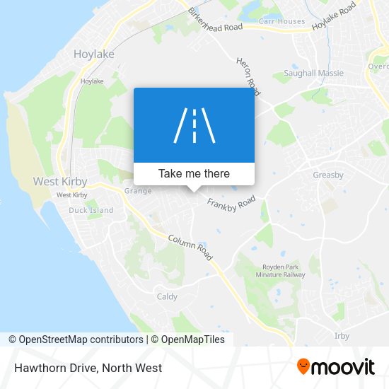 Hawthorn Drive map