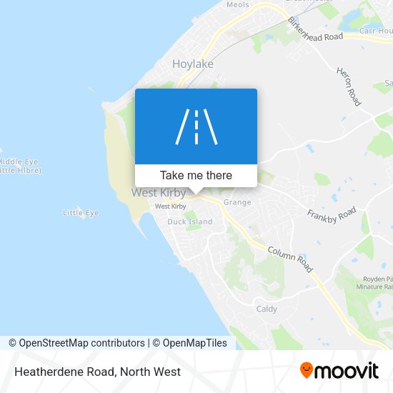 Heatherdene Road map