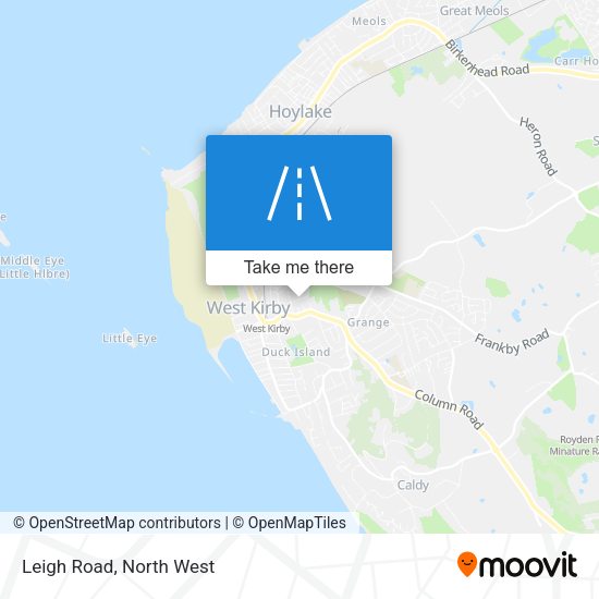 Leigh Road map
