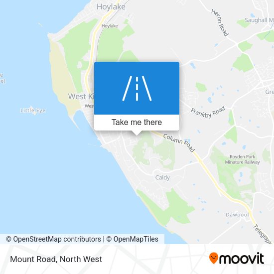 Mount Road map
