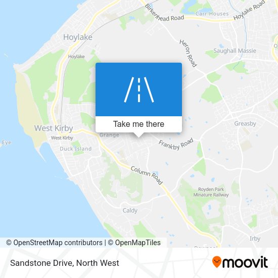 Sandstone Drive map