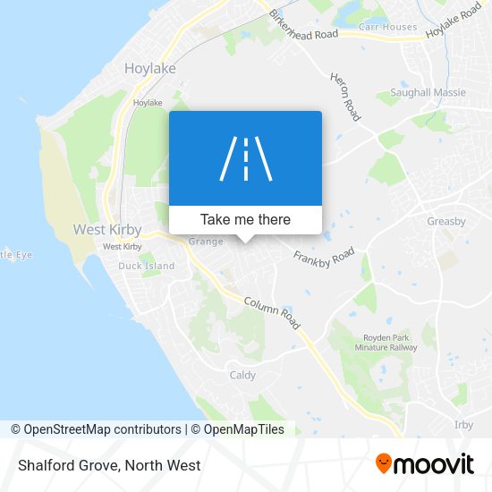 Shalford Grove map