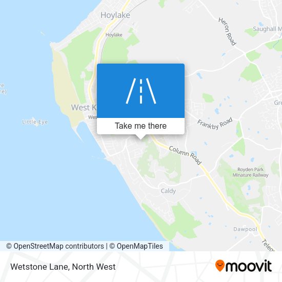 Wetstone Lane map