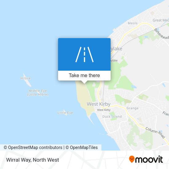 Wirral Way map