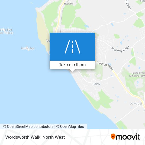 Wordsworth Walk map