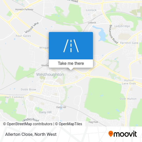 Allerton Close map