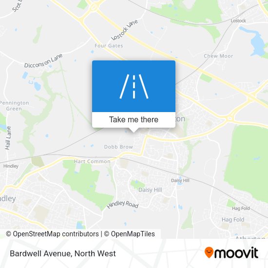Bardwell Avenue map