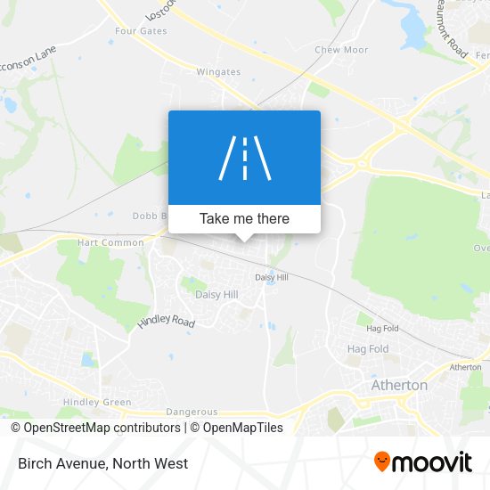 Birch Avenue map