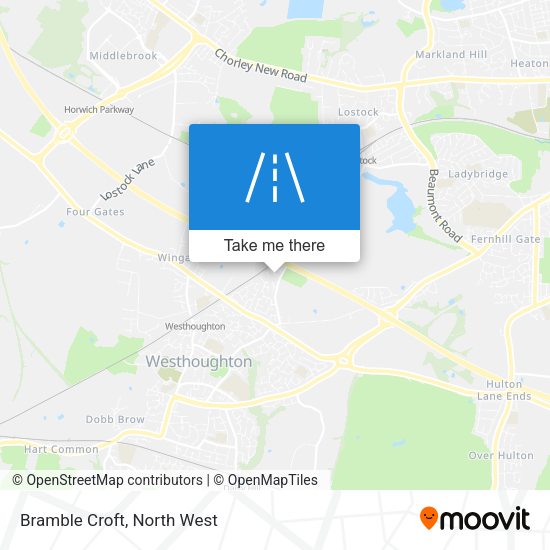 Bramble Croft map