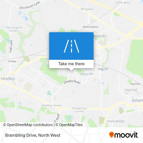 Brambling Drive map